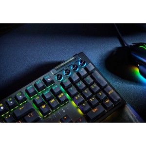 کیبورد گیمینگ مکانیکال با سیم ریزر مدل BLACKWIDOW V4